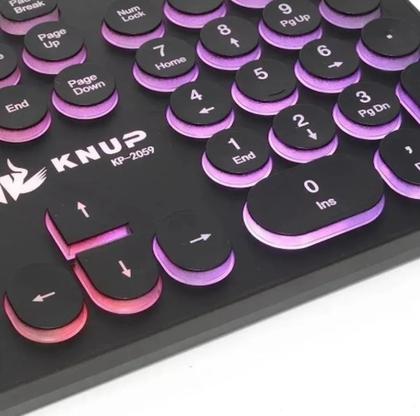 Kit Gamer Teclado USB, Fone de ouvido Microfone Retratil e Mouse Ergonomico 6 Botões 4800 dpi Led RGB - Knup/Leboss Imagem de Kit Gamer Teclado USB, Fone de ouvido Microfone Retratil e Mouse Ergonomico 6 Botões 4800 dpi Led RGB