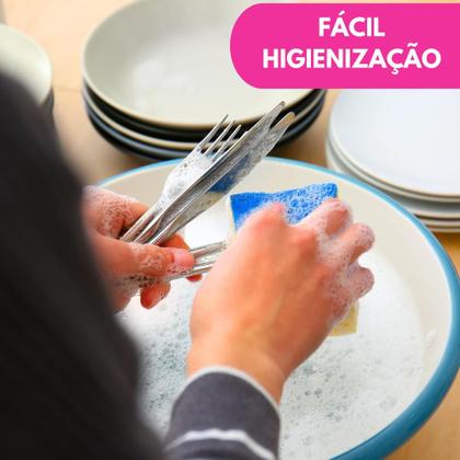 Imagem de Kit Garfo De Sobremesa Aço Inox Conjunto Dia a Dia Jogo Talher Resistente Multiuso