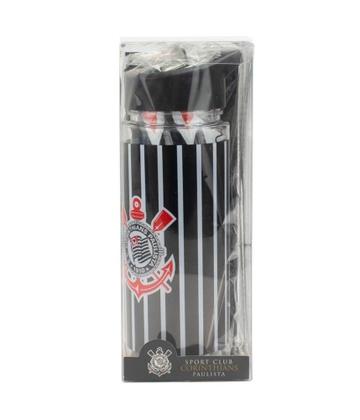 Imagem de Kit Garrafa 450ml e Mochila Saco Corinthians Oficial Presente Escolar Torcedor - Mileno