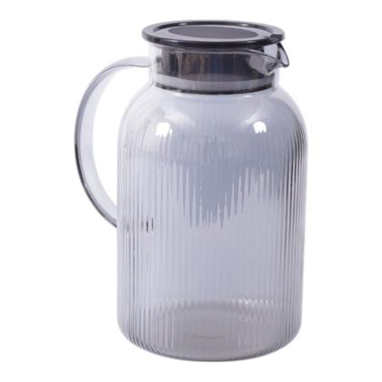Imagem de Kit Garrafa com 4 Copos de Vidro Para Sucos, Drinks e Chá