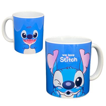 Kit Garrafa Squeeze Stitch + Caneca De Porcelana - bloom Imagem de Kit Garrafa Squeeze Stitch + Caneca De Porcelana