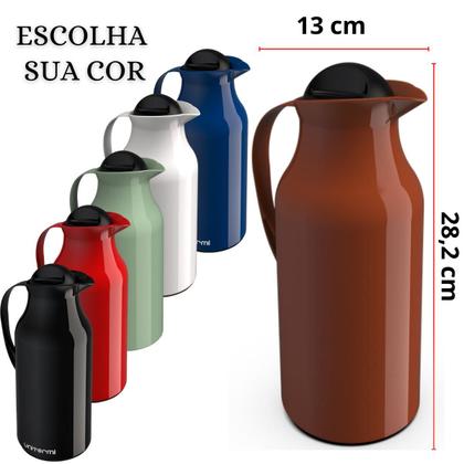 Imagem de Kit Garrafa Térmica 1L Siena Suporte Porta Filtro de Café 102 103 Açucareiro com Colher Unitermi