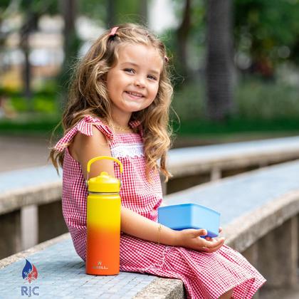 Imagem de KIT Garrafa Térmica Arell Straw Flask 532ml com Saquinho Algodão