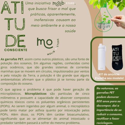 Imagem de KIT Garrafa Térmica Gocase Original Premium Estampas 650ml com saquinho protetor