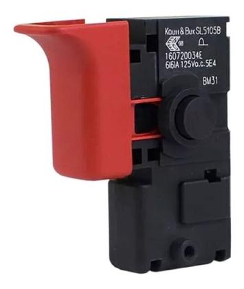 Imagem de Kit gatilho (interruptor) e comutador de reversão p/GSB 13RE