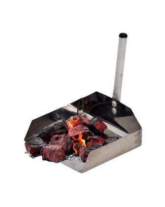 Imagem de Kit Gaveta Cinzeiro + Pá de Limpeza Churrasqueira Inox