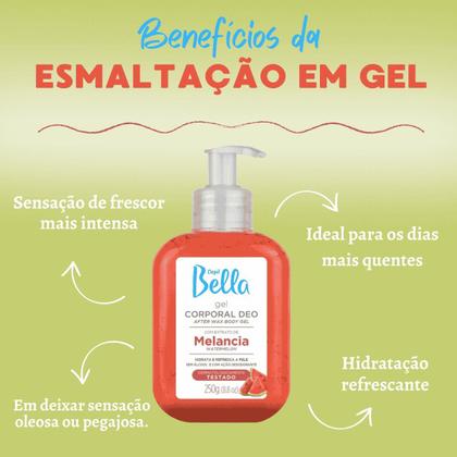 Imagem de Kit Gel Corporal Melão + Melancia+ Camomila Depil Bella 250g