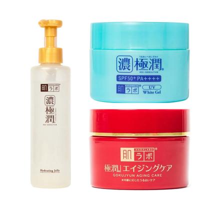 Imagem de Kit Gel Facial, Hidratante Gel e Creme Hidratante - HADA LABO