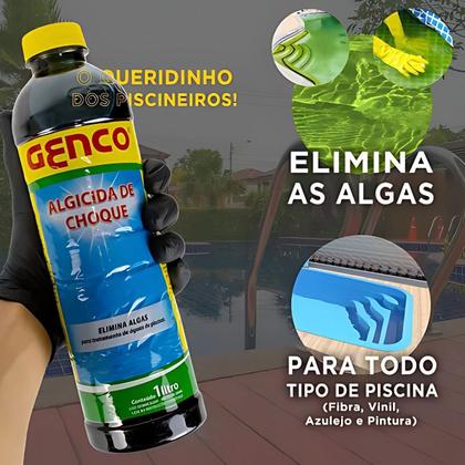 Imagem de Kit Genco PH Certo Estabilizador 2kg E Algicida Choque 1L