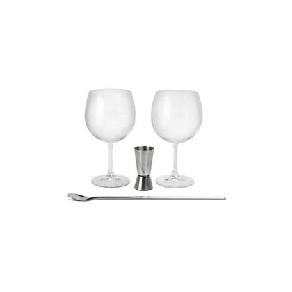 Imagem de Kit Gin 4 Peças  2 Taças Dosador Colher Haus Concept