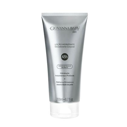 Imagem de Kit Giovanna Baby Body Splash Silver 260ml + Loção Hidratante 200ml