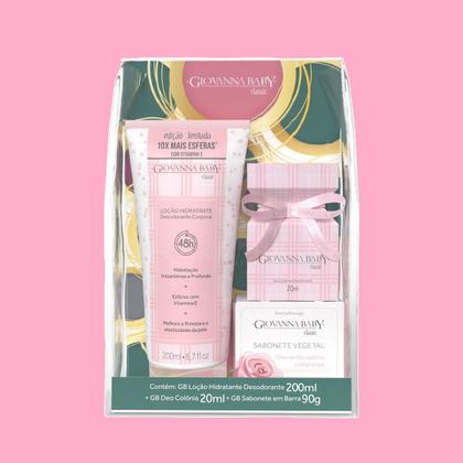 Imagem de Kit Giovanna Colônia Loção Sabonete Classic - Giovanna Baby