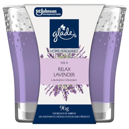 Imagem de Kit Glade Relax Vela Perfumada Home 96g + Difusor 100ml + Odorizador 265ml
