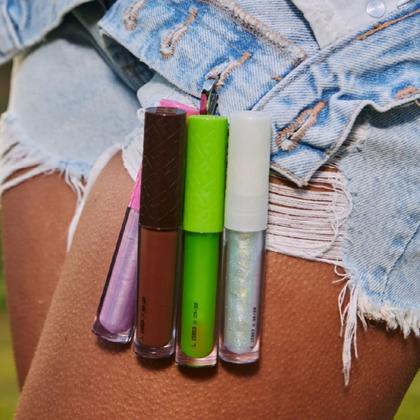 Imagem de Kit Gloss Franciny Ehlke Chilli Cake 4 Glosses Plump Chilli 23, GreenChilli, ChocoChilli e PinkChilli