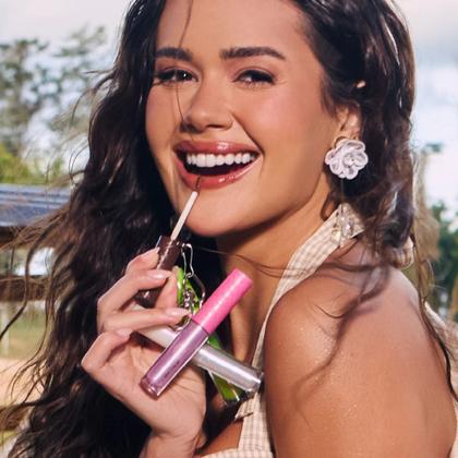 Imagem de Kit Gloss Franciny Ehlke Chilli Cake 4 Glosses Plump Chilli 23, GreenChilli, ChocoChilli e PinkChilli