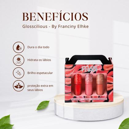 Imagem de Kit Gloss - Franciny Ehlke - Glosslicious - Trio de Gloss