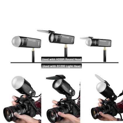 Imagem de Kit Godox AK-R1 para Flash Cabeça Redonda "Round Head" V1, H200R e AD200