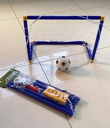 Imagem de Kit Golzinho Infantil Futebol Trave Rede Bola Brinquedo Criança Menino Menina Jardim Casa