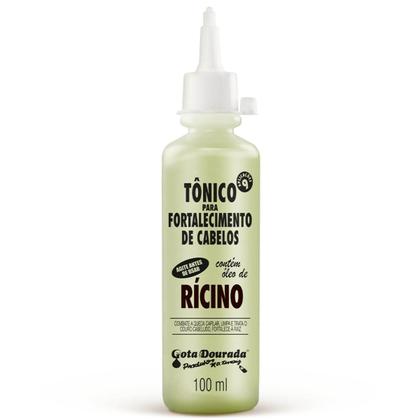 Imagem de Kit Gota Dourada 3 Tônicos Tratamento Fortalecedor Alho Cravo Rícino 100ml