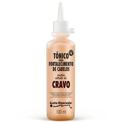Imagem de Kit Gota Dourada 3 Tônicos Tratamento Fortalecedor Alho Cravo Rícino 100ml