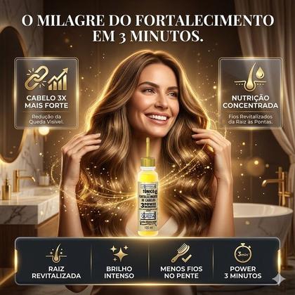 Imagem de Kit Gota Dourada Tonico Anti Queda Queratrix 3 Unid 100ml