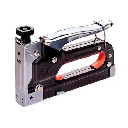 Imagem de Kit Grampeador Manual Tapeceiro Profissional Ferramenta Grampos Reforçados