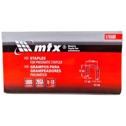 Imagem de KIT Grampo Grampeador 10mm Elétrico/Manual/Pneumático - 4 Caixas - MTX