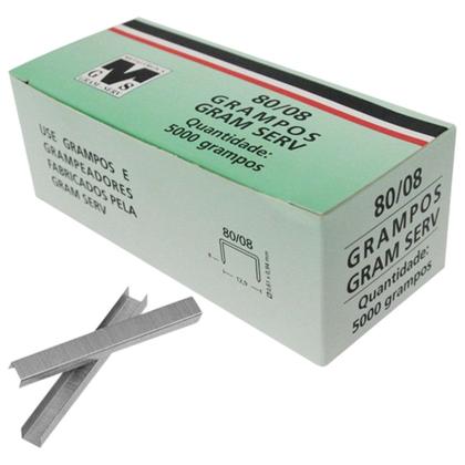Imagem de Kit Grampo Grampeador 80/08mm Manual/Pneumatico 2 Caixas - ROCAMA