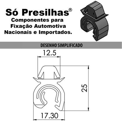 Imagem de Kit Grampos Presilhas Para Haste Vareta Capô Corsa Sedan Classic Super Milenium Gls 96 97 98 99 2000 2001 2002 2003 2004 2005 2006 2007 2008 2009 2010