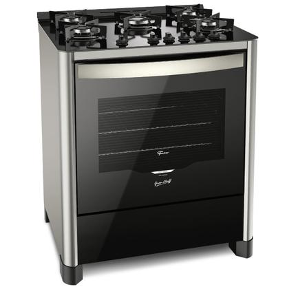 Imagem de Kit Gran Cheff Fischer Fogão de Piso 5B e Coifa 90 cm