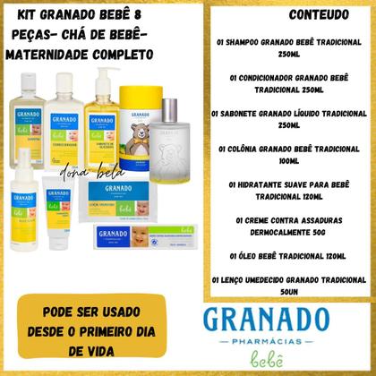 Imagem de Kit Granado Bebê 8 Peças- Chá De Bebê, Maternidade Completo