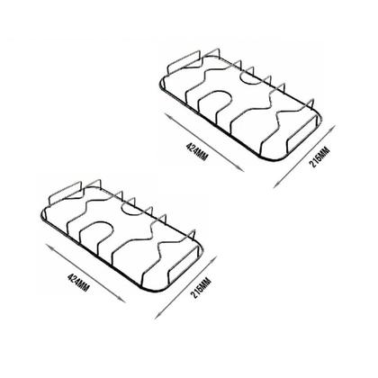 Imagem de Kit grelha trempe para fogão consul sálvia 4 bocas original