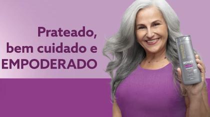 Imagem de Kit Grisalhos Bio Extratus Brilho Prateado Vegano 3 Produtos