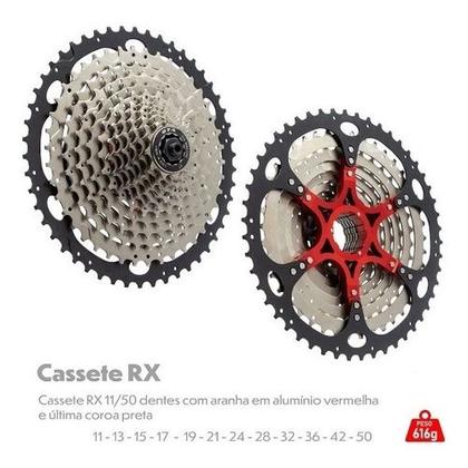 Imagem de Kit Grupo Absolute Gta 12v Bike K7 11x50 Mtb 1x12v Com Cubos