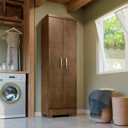 Imagem de Kit Guarda Roupa Casal Modena 6 Portas 2 Gavetas Com Espelho, Cômoda 5 Gavetas e Multiuso Egito Malbec - Combo Stock