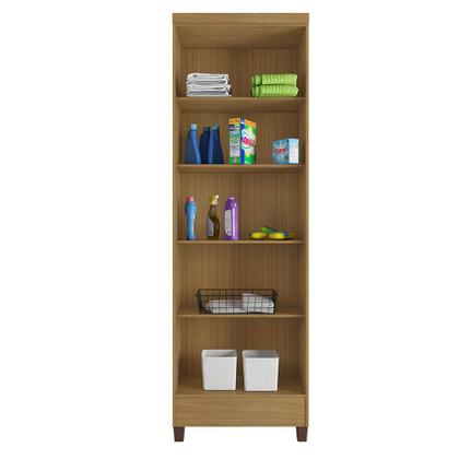 Imagem de Kit Guarda Roupa Casal Porto Belo 6 Portas 2 Gavetas Com Espelho, Cômoda 5 Gavetas Porto Belo e Multiuso Cairo I01 Carvalho Off White Clique Chique