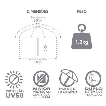 Imagem de Kit Guarda Sol 2m Aruba Roxo 3 Cadeira 8 Posições Alumínio Praia Piscina Camping - Tobee