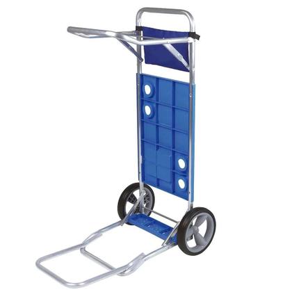Kit Guarda Sol Modelo Cabana Gazebo 2,2 X 2,2 M + Carrinho de Praia com Avanco + Base 22 Kg Imagem de Kit Guarda Sol Modelo Cabana Gazebo 2,2 X 2,2 M + Carrinho de Praia com Avanco + Base 22 Kg