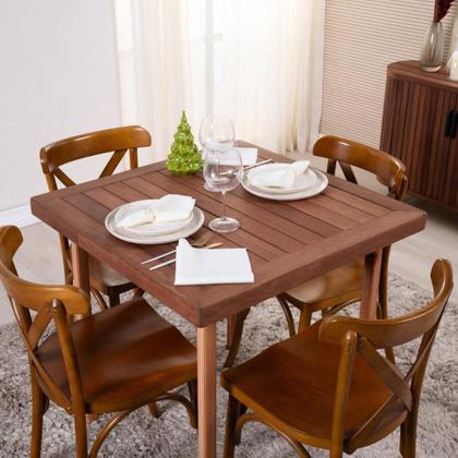 Imagem de Kit Guardanapo de Tecido Palha 35x35cm Oxford 100 Poliéster Resistente para Mesa Posta