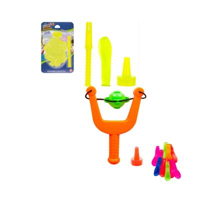 Imagem de Kit Guerrinha diversão water ballon c/ Estilingue + 70 bexigas + Adaptador