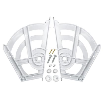 Imagem de Kit Guia de Sistema Articulador Duplo Branco Para Sapateira Bigfer