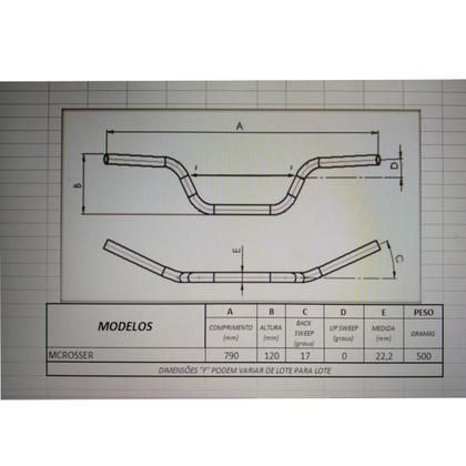 Imagem de Kit Guidão 22mm Esportivo Manopla Jupiter Manete Factor Fazer 150 Ubs