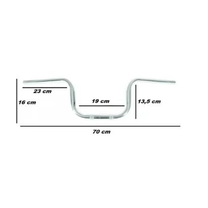 Imagem de kit Guidão Com Peso Pezinho Suporte Moto Cargo 160 150 125 Fan Star Titan PCX CG