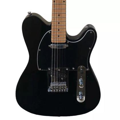 Imagem de Kit Guitarra Elétrica Telecaster Waldman GTE-100 BBK Preto Gx01