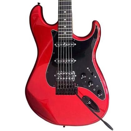 Imagem de Kit Guitarra Strato Tagima Sixmart Candy Apple - Com Efeito