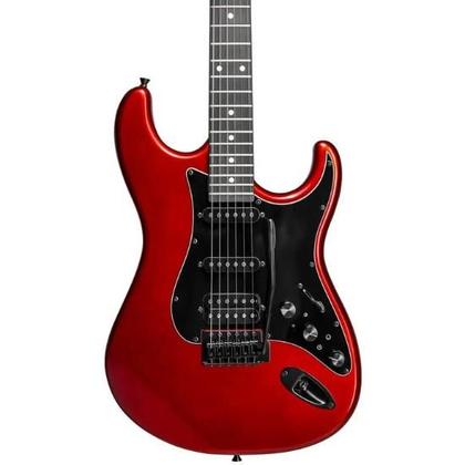 Imagem de Kit Guitarra Strato Tagima Sixmart Candy Apple - Com Efeito