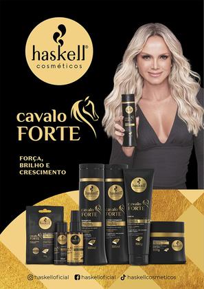 Imagem de Kit Haskell 2 Shampoos Cavalo Forte Força E Brilho 1 Litro