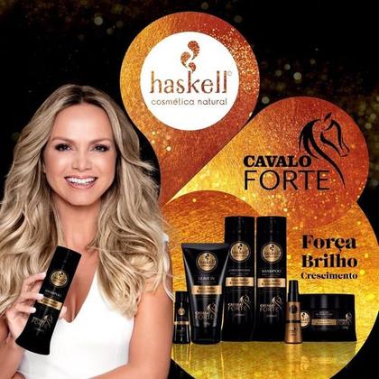 Imagem de Kit Haskell 2 Shampoos Cavalo Forte Força E Brilho 1 Litro