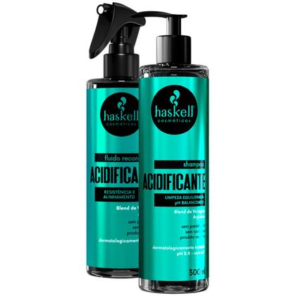 Imagem de Kit Haskell Acidificante Shampoo 300ml e Fluido 200ml