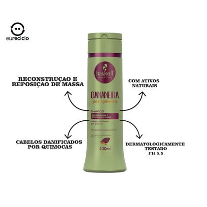 Imagem de Kit Haskell Bananeira 300ml Mimos